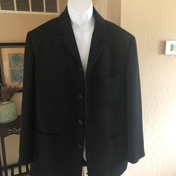 Jhane Barnes Suits & Blazers Jhane Barnes Jet Black Sport Coat